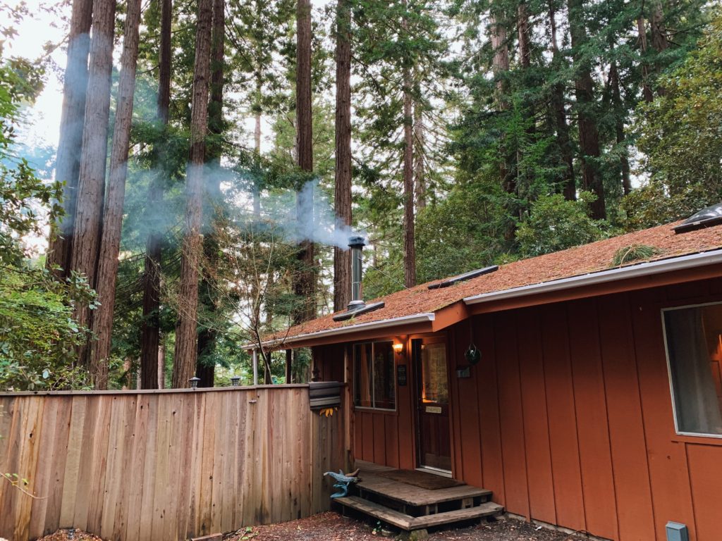 Our cabin in Gualala, CA