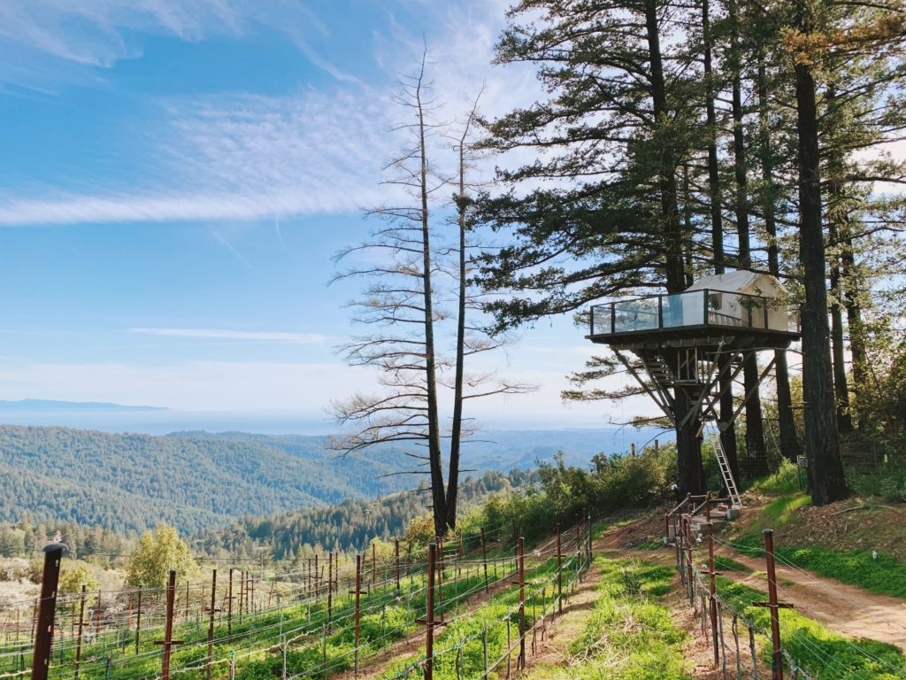 Glamping Vineyard Treehouse California