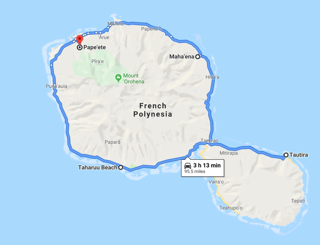 One Day Tahiti Itinerary